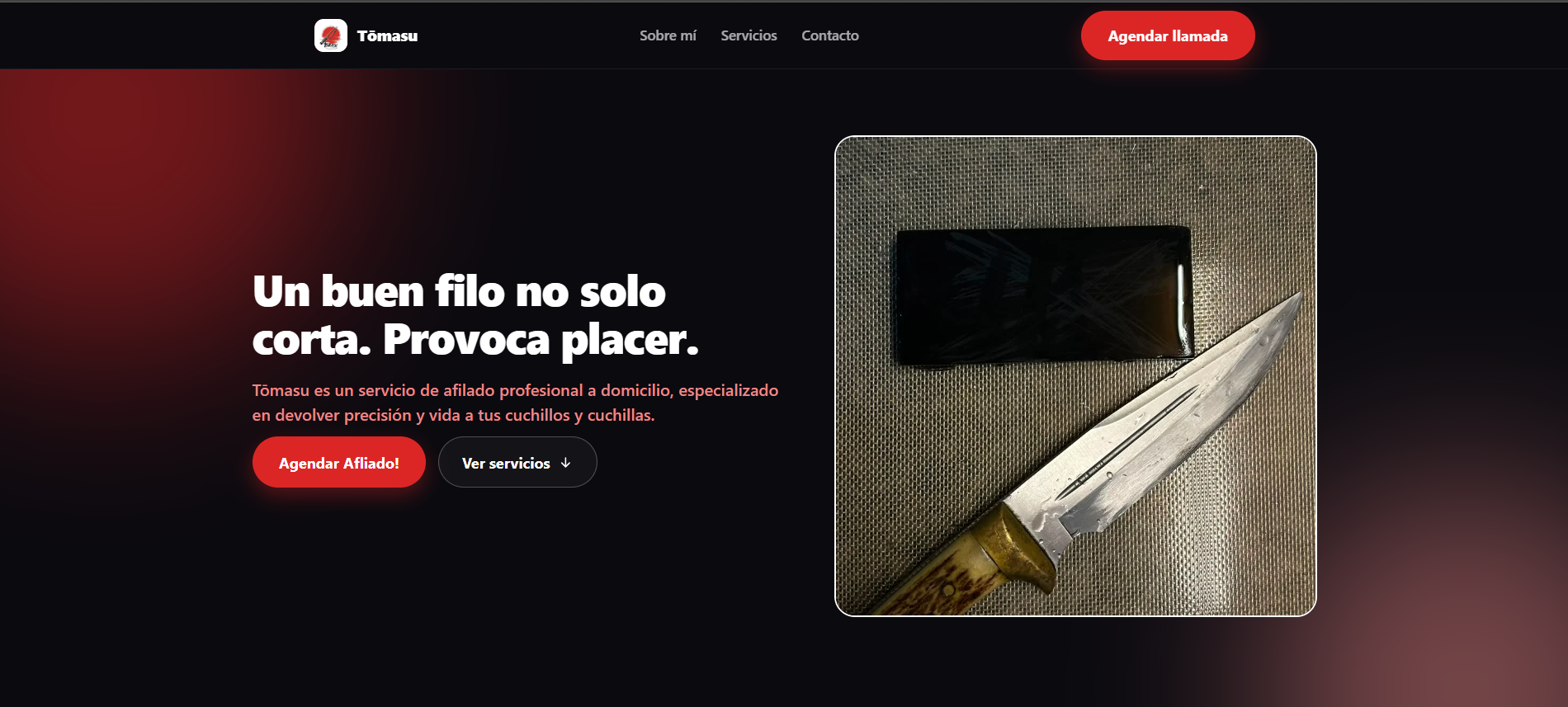 Ejemplo real de una Mini Web publicada